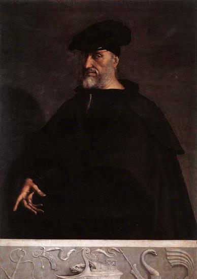 Sebastiano del Piombo Portrait of Andrea Doria France oil painting art